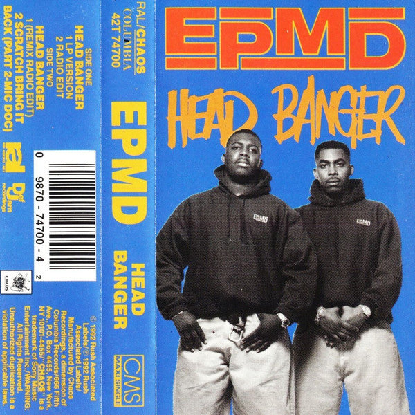 EPMD Head Banger  Cassette Single