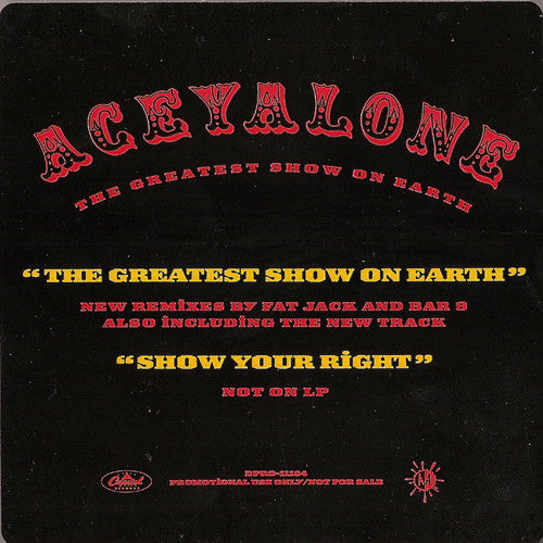 Aceyalone ‎– The Greatest Show On Earth (PLATURN)