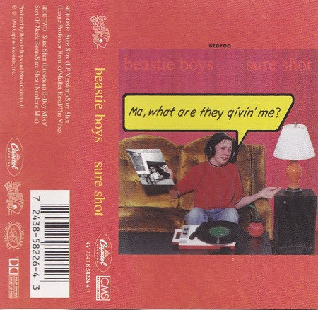Beastie Boys Sure Shot Cassette Single – Twelves Wax