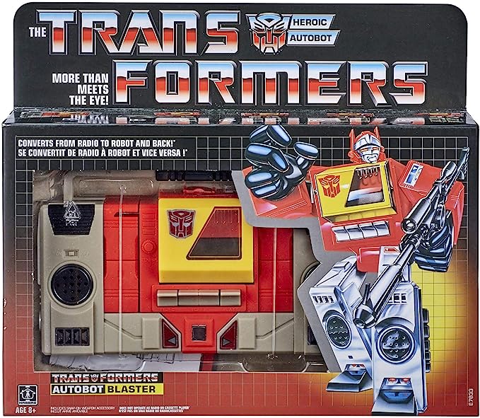 Transformers Autobot Blaster G1 Reissue