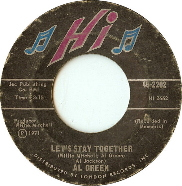 Al Green – Let's Stay Together
