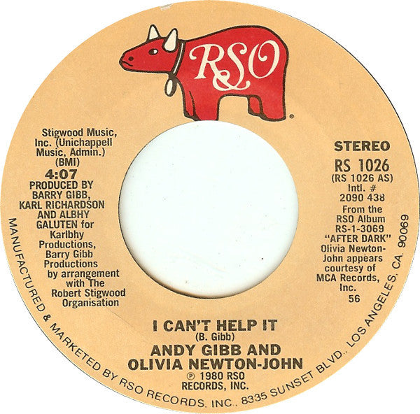 Andy Gibb & Olivia Newton-John – I Can't Help It