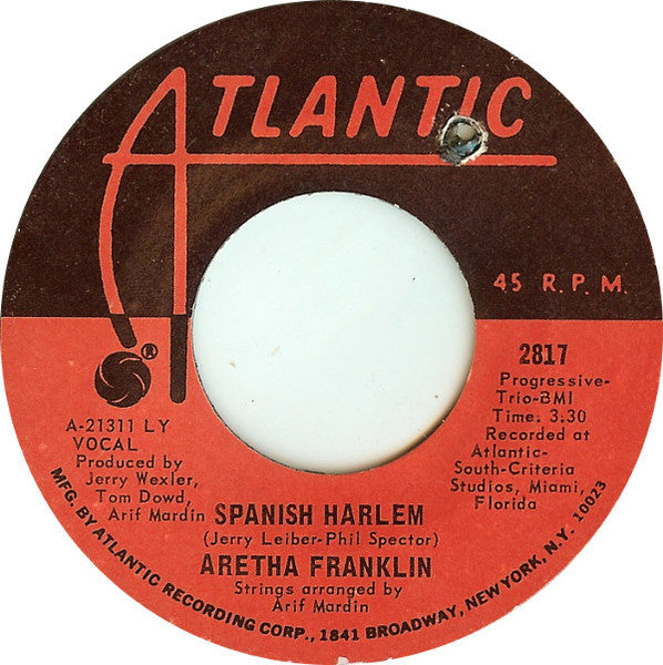 Aretha Franklin – Spanish Harlem / Lean On Me