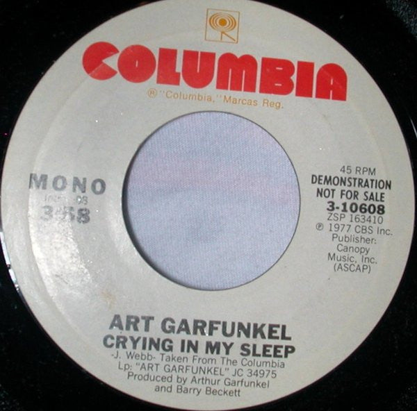 Art Garfunkel – Crying In My Sleep