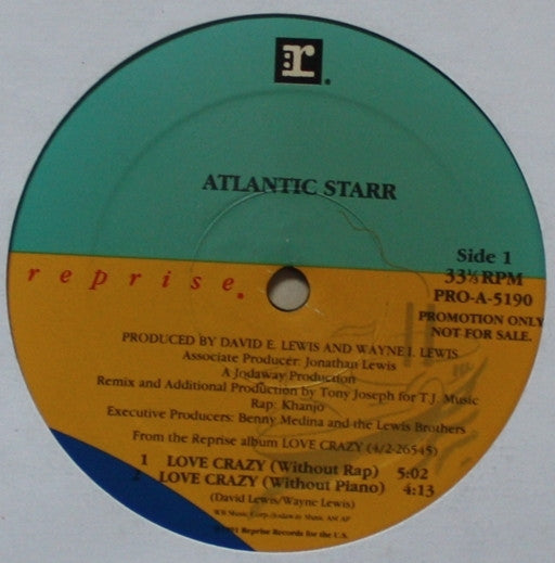 Atlantic Starr – Love Crazy