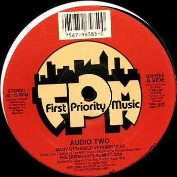 Audio Two ‎– Many Styles / The Questions (DISCOGS)