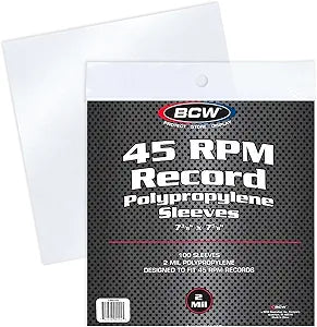 BCW 100 Vinyl 45 RPM 7