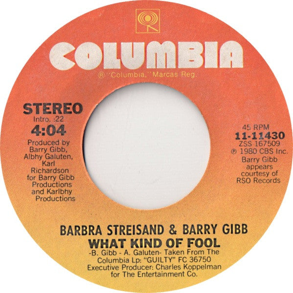 Barbra Streisand & Barry Gibb – What Kind Of Fool