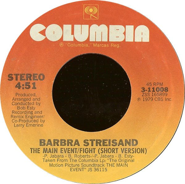 Barbra Streisand – The Main Event / Fight