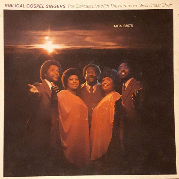 The Biblicals -Biblical Gospel Singers With The Harambee West Coast Choir