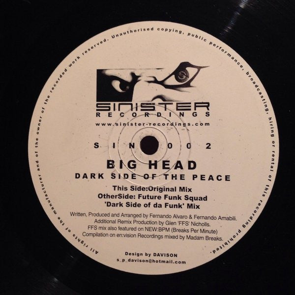 Big Head – Dark Side Of The Peace (SD)