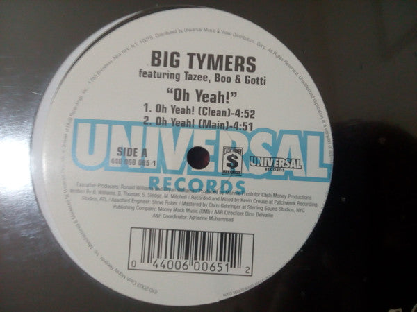 Big Tymers Ft. Tazee, Boo & Gotti – Oh Yeah!