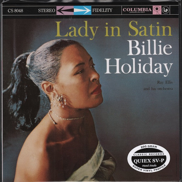Billie Holiday With Ray Ellis And His Orchestra ‎– Lady In Satin