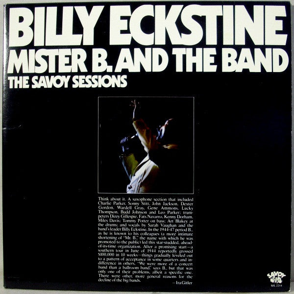 Billy Eckstine – Mister B. And The Band