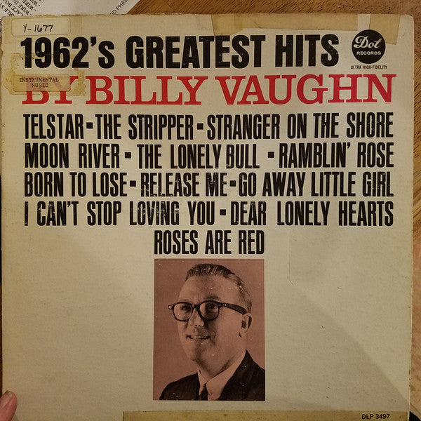 Billy Vaughn ‎– Billy Vaughn 1962's Greatest Hits