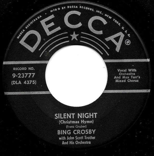 Bing Crosby – Silent Night (Christmas Hymn)