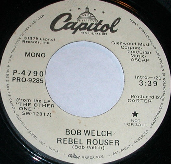 Bob Welch – Rebel Rouser