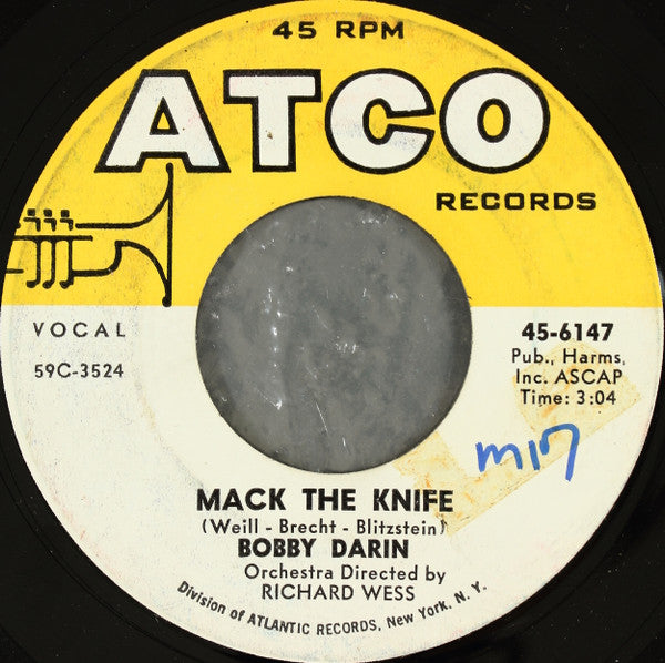 Bobby Darin – Mack The Knife / Was There A Call For Me