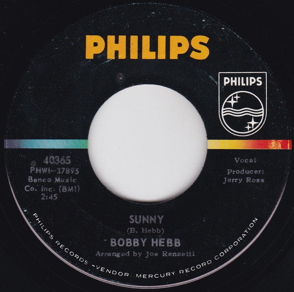 Bobby Hebb – Sunny / Bread
