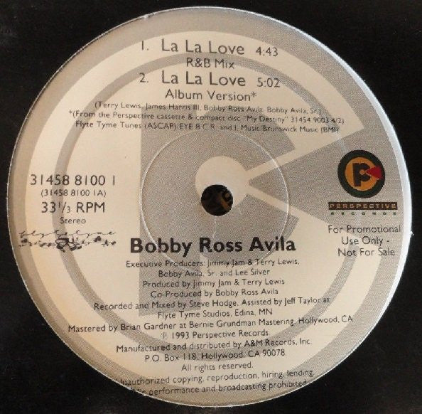 Bobby Ross Avila – La La Love
