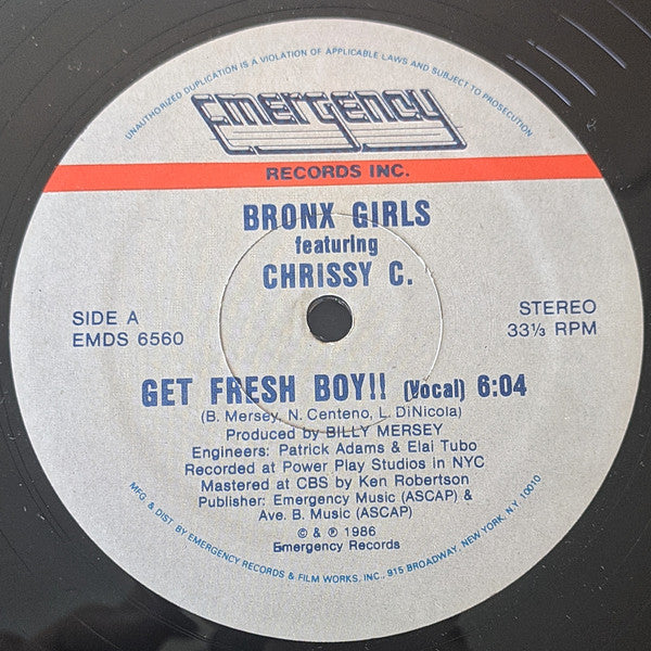 Bronx Girls – Get Fresh Boy!!