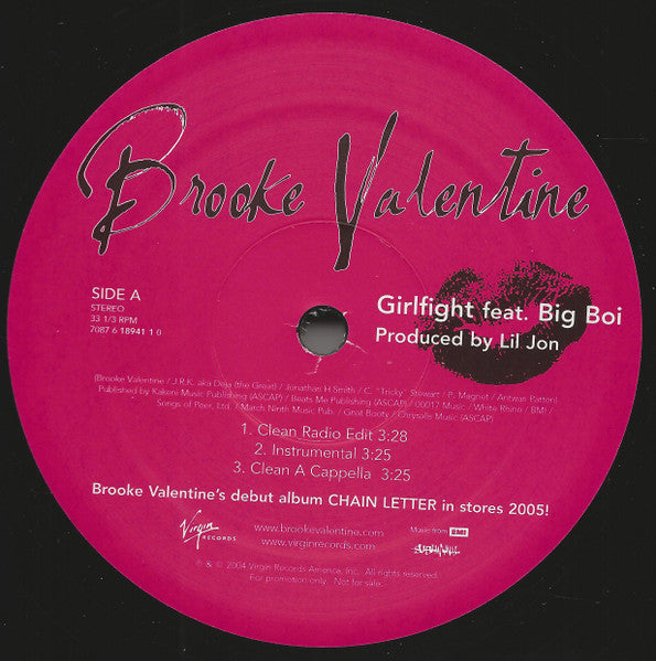 Brooke Valentine Featuring Big Boi – Girlfight