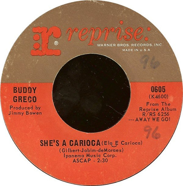 Buddy Greco – She's A Carioca (Ela E Carioca)
