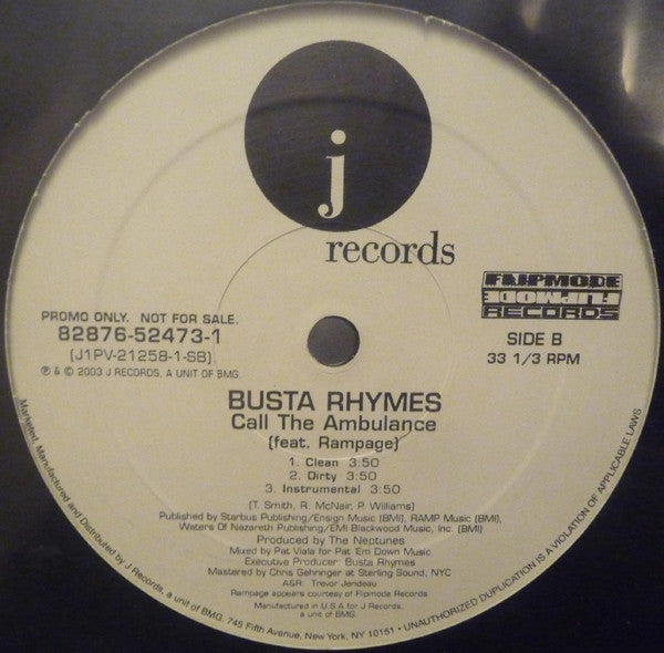 Busta Rhymes – Call The Ambulance REMIX