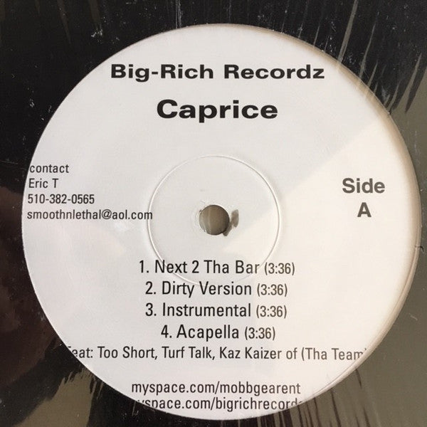 Caprice – Next 2 Tha Bar