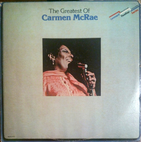 Carmen McRae – The Greatest Of Carmen McRae
