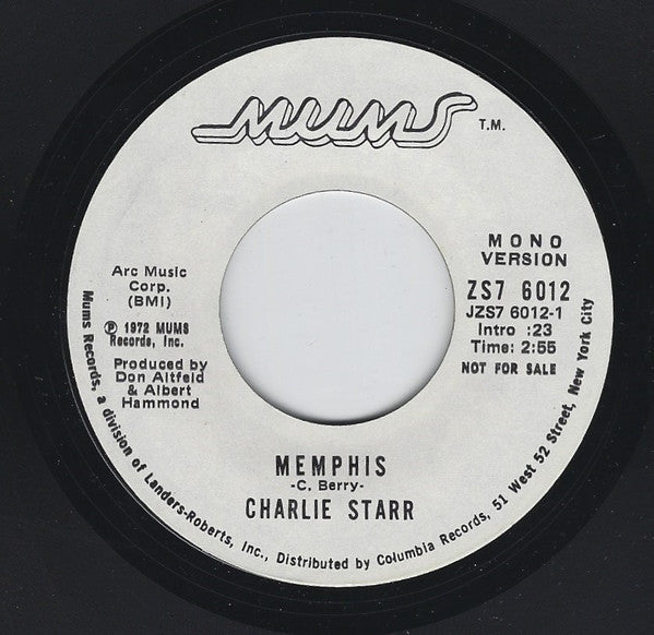 Charlie Starr – Memphis