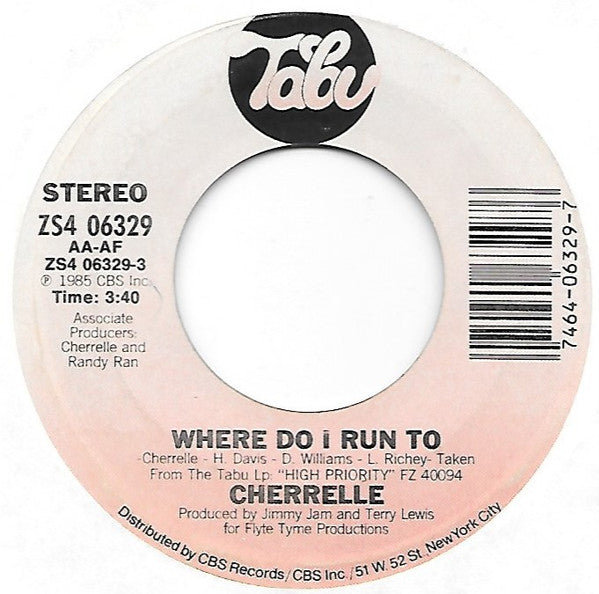 Cherrelle – Where Do I Run To