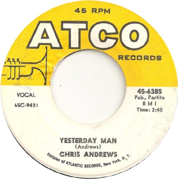 Chris Andrews – Yesterday Man