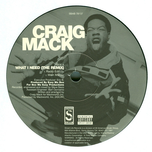 Craig Mack – What I Need (The Remix)