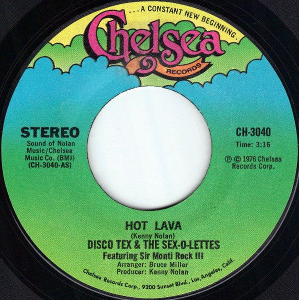 Disco Tex & The Sex-O-Lettes Ft. Sir Monti Rock III – Hot Lava