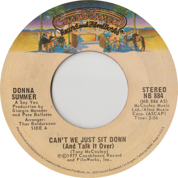 Donna Summer – Can't We Just Sit Down (And Talk It Over)