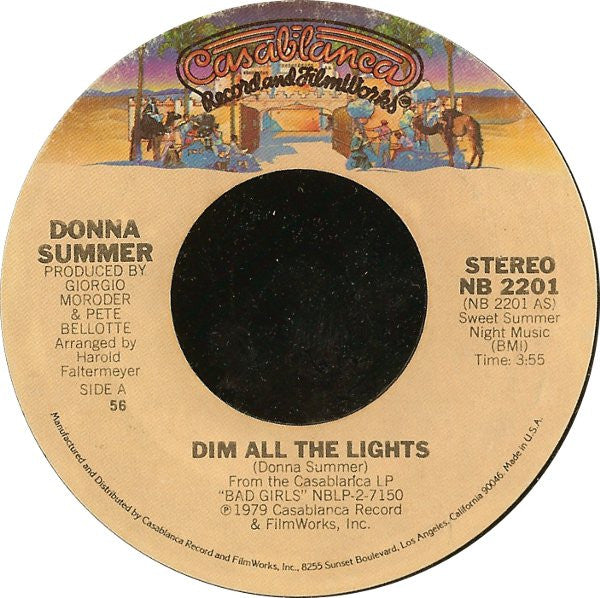 Donna Summer – Dim All The Lights / There Will Always Be A You