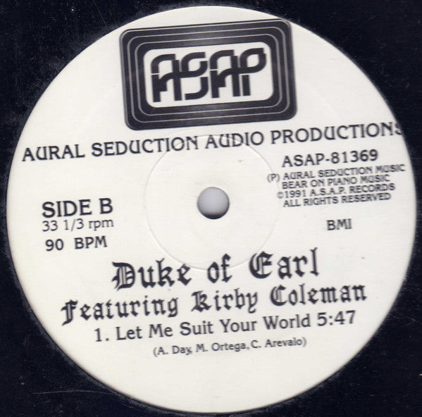 Duke Of Earl Featuring Kirby Coleman ‎– Queen