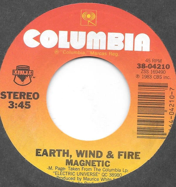 Earth Wind & Fire- Speed of Love b/w Magnetic 7