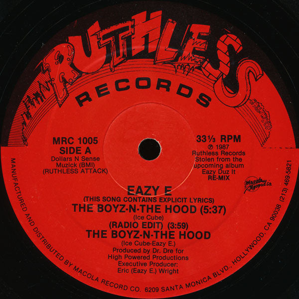Eazy-E - The Boyz in the Hood 12