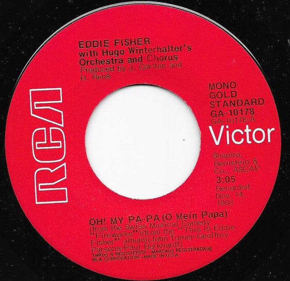 Eddie Fisher – Oh! My Pa-Pa (O Mein Papa)