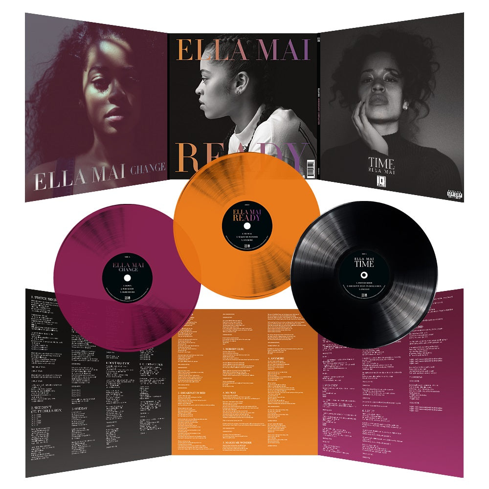 Ella Mai Time Change Ready - Anniversay Vinyl [Black LP/Violet LP/Orange LP] Vinyl