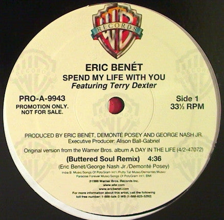 Eric Benét Ft.Terry Dexter – Spend My Life With You