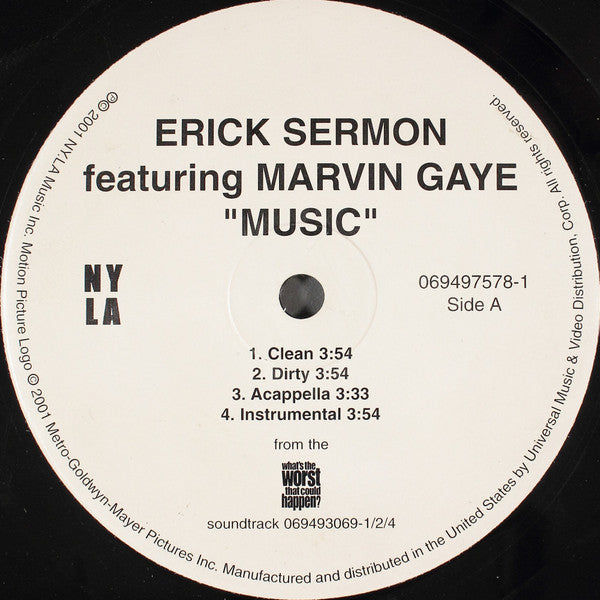 Erick Sermon Ft. Marvin Gaye / Cha Cha ‎– Music / Stick 'Em
