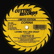 Load image into Gallery viewer, Corina-Loving You Like Crazy “Todd Terry Mix” 12”
