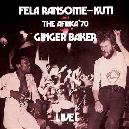 Fela Kuti Fela Live! with Ginger Baker (Digital Download Card) Vinyl