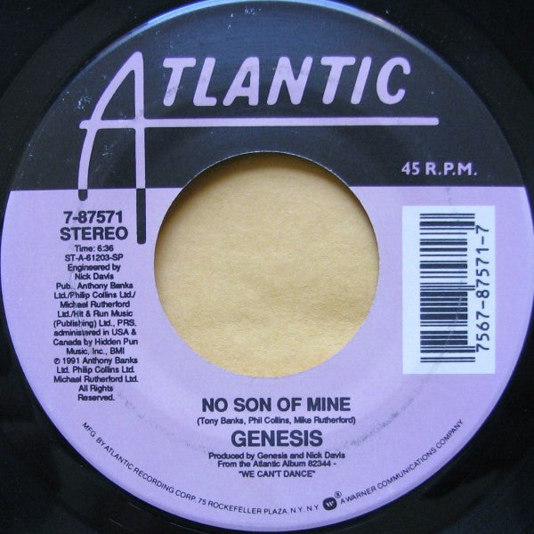 Genesis – No Son Of Mine