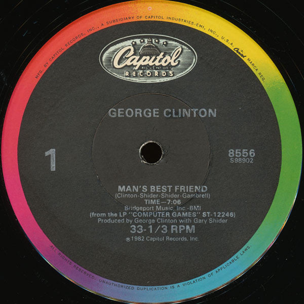 George Clinton ‎– Man's Best Friend / Atomic Dog (Atomic Mix - Long Version)