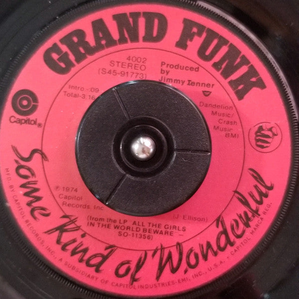 Grand Funk – Some Kind Of Wonderful