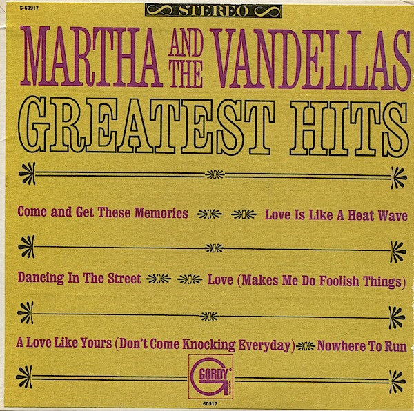 Martha and the vandellas- Greatest Hits